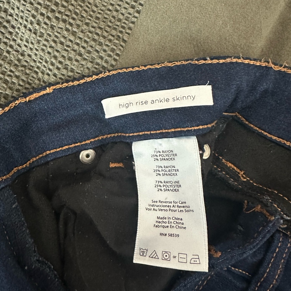 STS Blue High Rise Ankle Skinny Women's Jeans size 27L - Picture 3 of 4